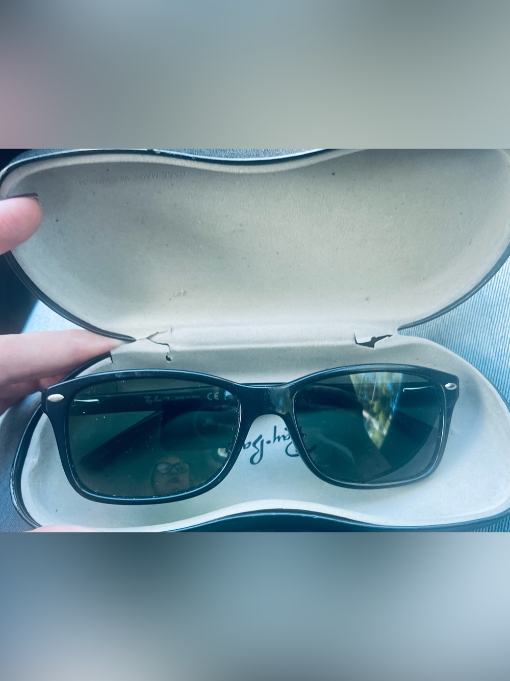 Ray-Ban Black Frame Prescription Sunglasses RB5228